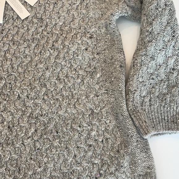 VINCE Cableknit Merino Wool Blend Sweater sz L NWT - Picture 7 of 8